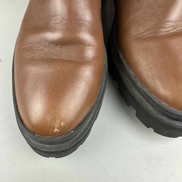 Madewell The Poppy Tall Lugsole Boot in Brown - Picture 3 of 7